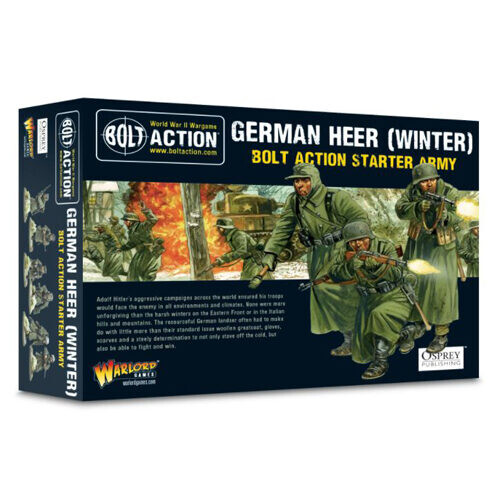 Фигурки Bolt Action: German Heer (Winter) Starter Army
Фигурки Bolt Action: German Heer (Winter) Starter Army