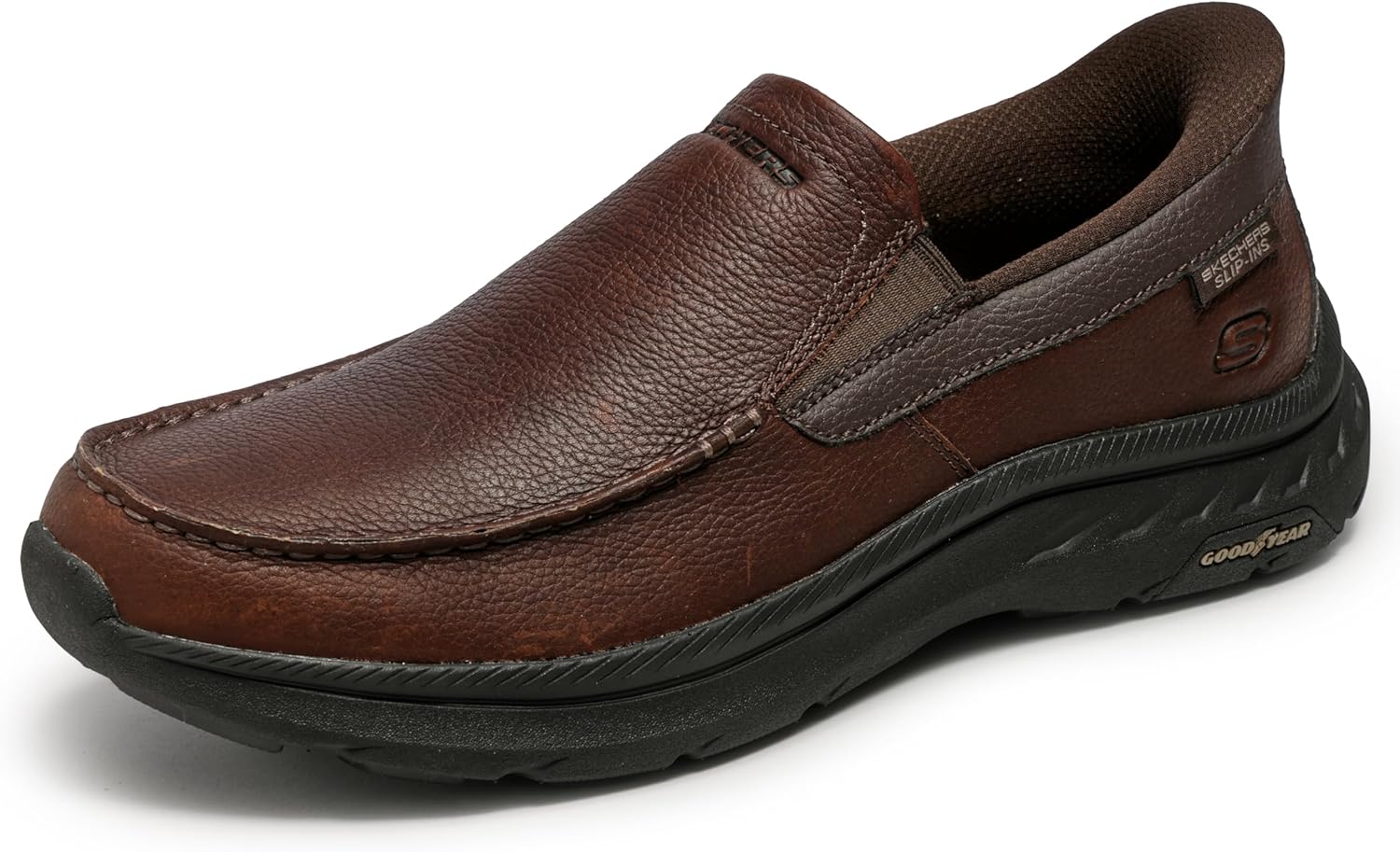 Мужские лоферы Skechers USA Pollard-Osgood с мысом-мокасином, коричневый
Мужские лоферы Skechers USA Pollard-Osgood с мысом-мокасином, коричневый