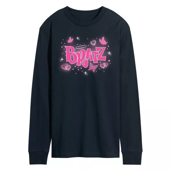 Мужская футболка Bratz Y2K с длинным рукавом и принтом бабочки Licensed Character, синий
Мужская футболка Bratz Y2K с длинным рукавом и принтом бабочки Licensed Character, синий