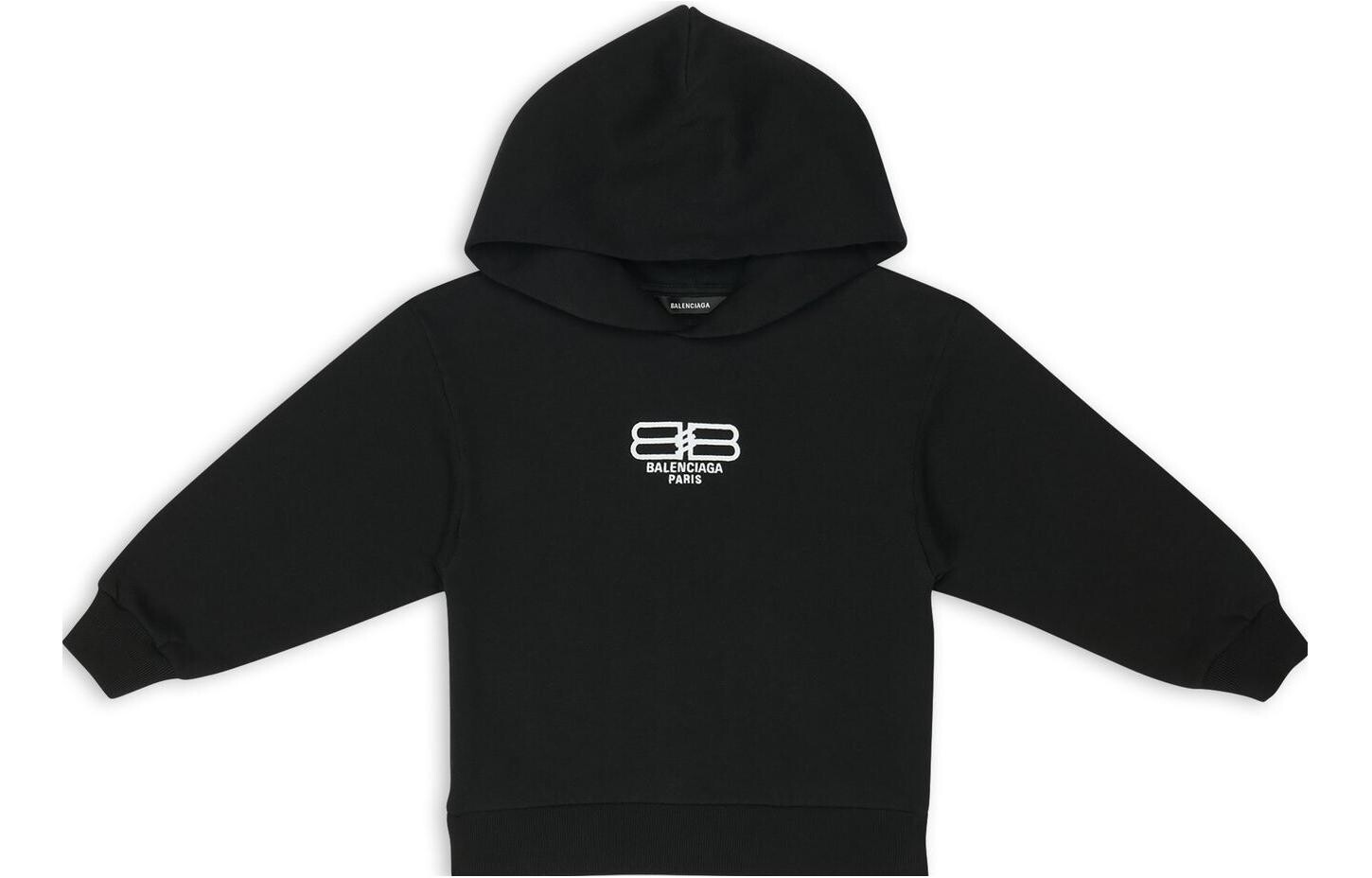Детская толстовка Balenciaga, черный 
Детская толстовка Balenciaga, черный