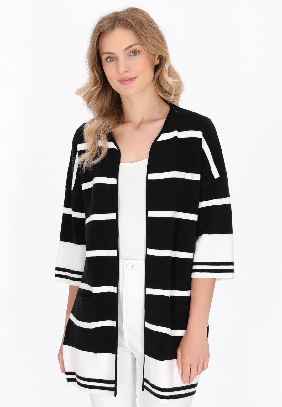Кардиган DreiMaster Cardigan, Black White Stripe/Black
Кардиган DreiMaster Cardigan, Black White Stripe/Black