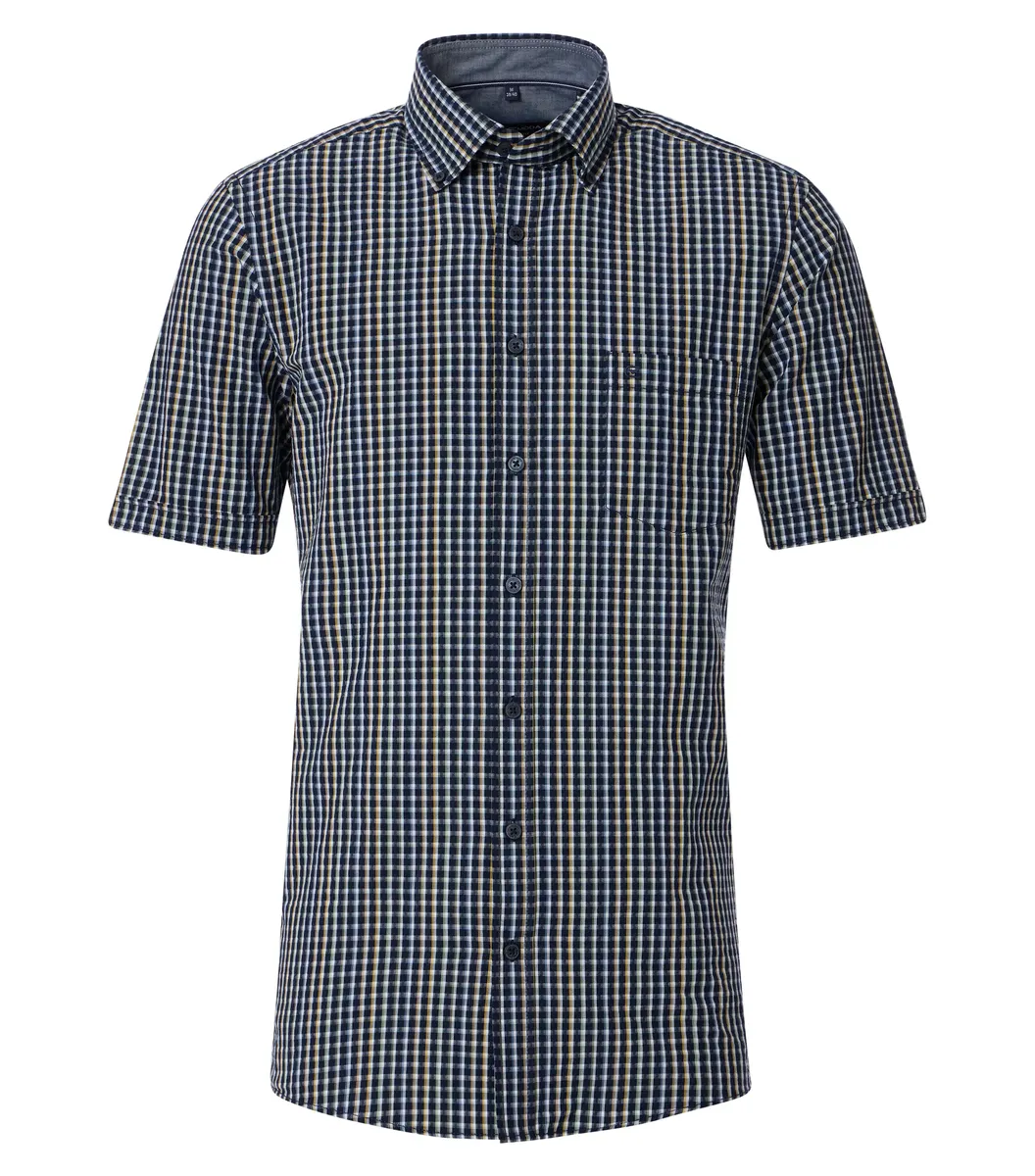 Рубашка CASAMODA с короткими рукавами "Повседневная рубашка CASAMODA с короткими рукавами в клетку ", синий
Рубашка CASAMODA с короткими рукавами "Повседневная рубашка CASAMODA с короткими рукавами в клетку ", синий