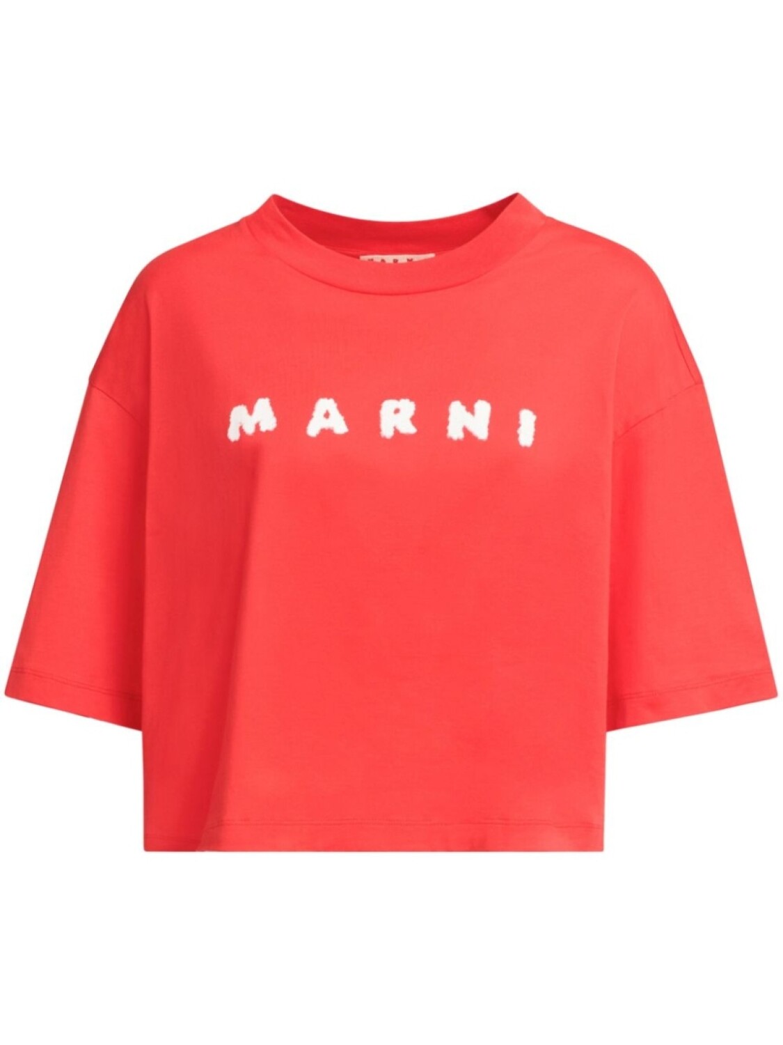 Marni укороченная футболка, красный
Marni укороченная футболка, красный
