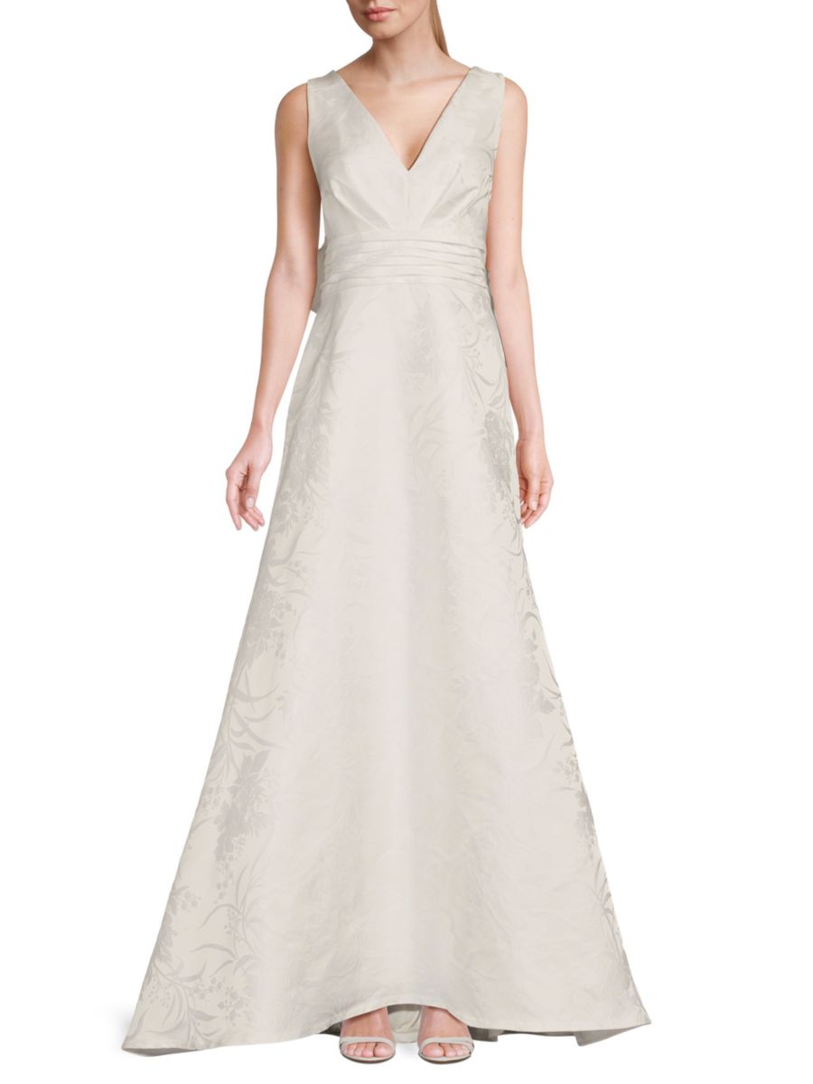 Платье А-силуэта с цветочным принтом без рукавов Tadashi Shoji, слоновая кость
Платье А-силуэта с цветочным принтом без рукавов Tadashi Shoji, слоновая кость