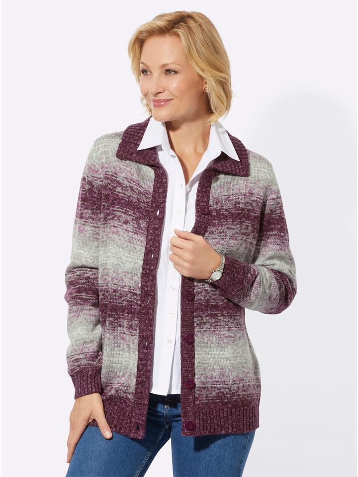 Кардиган в фиолетово-бордовую полоску WITT WEIDEN
Кардиган в фиолетово-бордовую полоску WITT WEIDEN