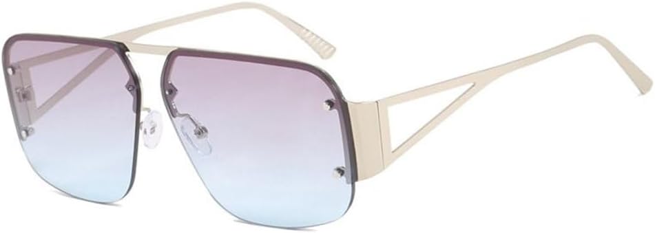 Солнцезащитные очки квадратной формы с полуободковой оправой, модель 2025, для активного отдыха, путешествий, уличного стиля, вождения, рыбалки, с защитой от УФ-излучения PRSTNN, Silver Gray Blue
Солнцезащитные очки квадратной формы с полуободковой оправой, модель 2025, для активного отдыха, путешествий, уличного стиля, вождения, рыбалки, с защитой от УФ-излучения PRSTNN, Silver Gray Blue