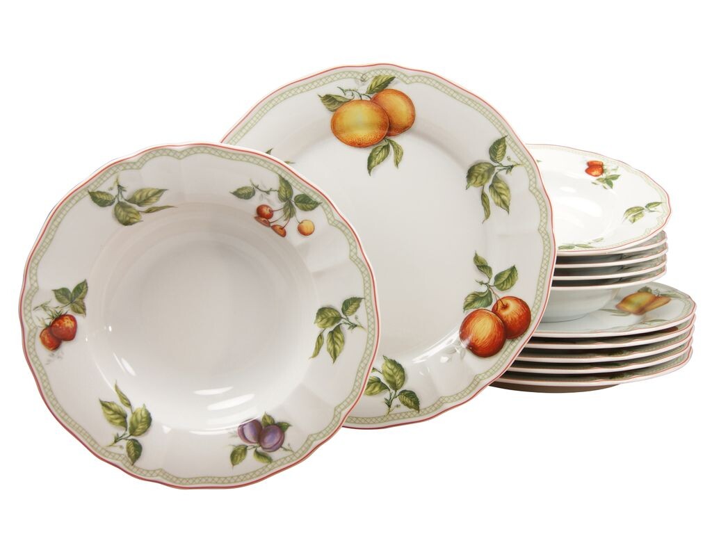 CreaTable, 17031, Flora Orchard, обеденный сервиз 12 предм., фарфор, белый
CreaTable, 17031, Flora Orchard, обеденный сервиз 12 предм., фарфор, белый