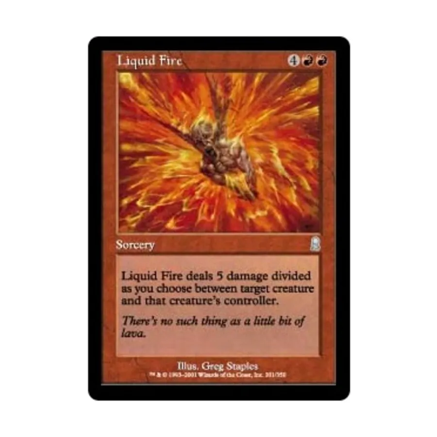 CCG Жидкий огонь (U), MTG - Odyssey
CCG Жидкий огонь (U), MTG - Odyssey