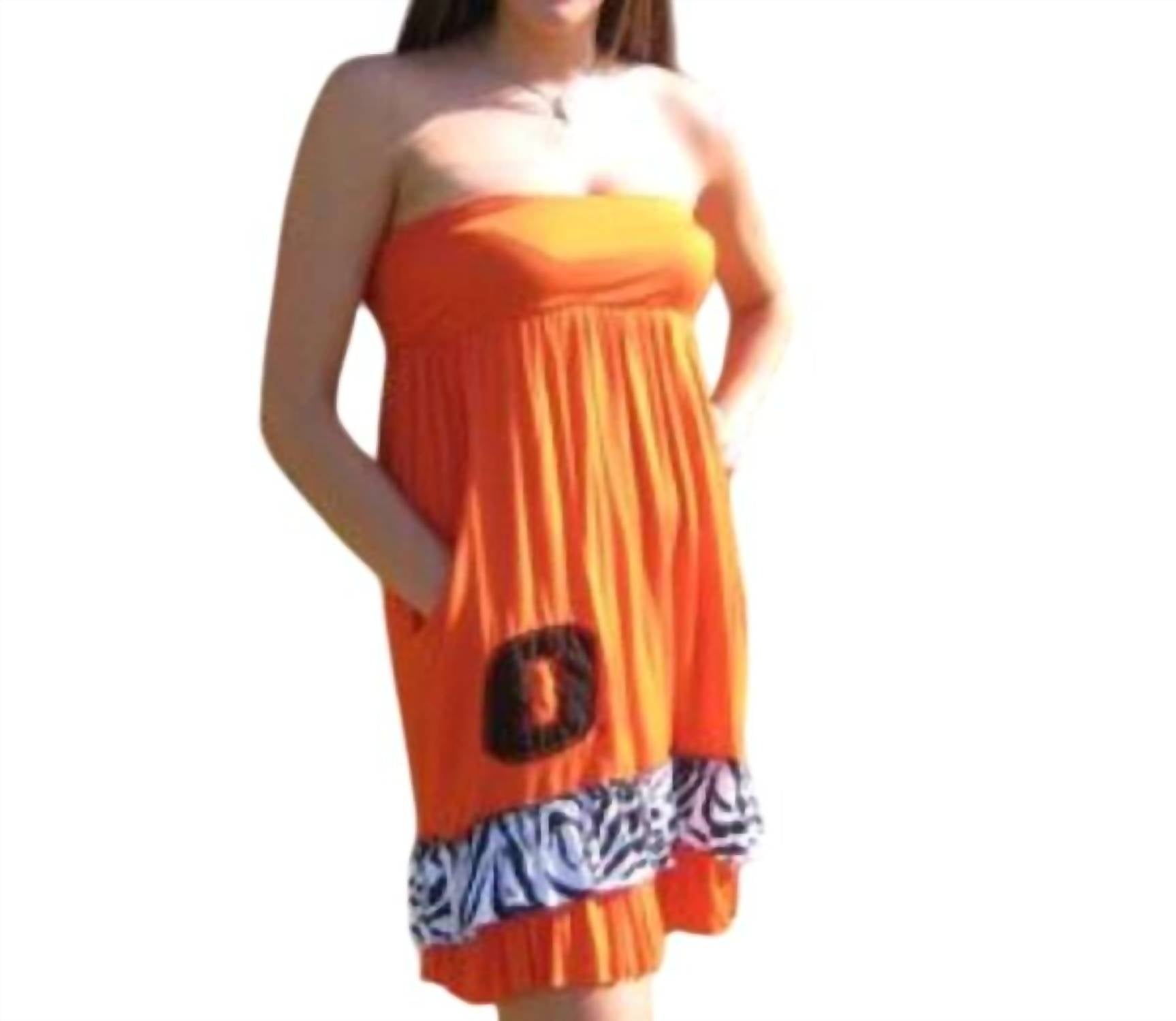 Логотип Университета штата Оклахома в оранжевом платье LivyLu
Логотип Университета штата Оклахома в оранжевом платье LivyLu