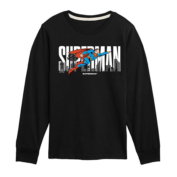 Футболка с длинным рукавом superman pose logo для мальчиков 8-20 Licensed Character, Black
Футболка с длинным рукавом superman pose logo для мальчиков 8-20 Licensed Character, Black