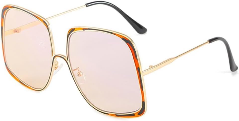 MUTYNE Модные квадратные солнцезащитные очки для женщин, винтажные, из сплава, увеличенного размера, с леопардовым градиентом, элегантные женские очки, Gold Light Pink
MUTYNE Модные квадратные солнцезащитные очки для женщин, винтажные, из сплава, увеличенного размера, с леопардовым градиентом, элегантные женские очки, Gold Light Pink