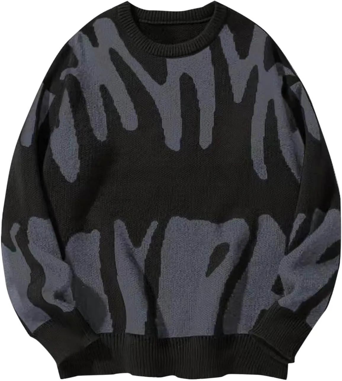 Мужской оверсайз свитер с длинным рукавом и цветными блоками
Мужской оверсайз свитер с длинным рукавом и цветными блоками