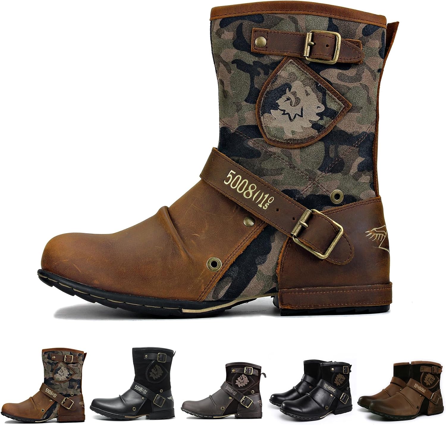 Мужские байкерские повседневные ботинки 2025 с модной молнией из кожи Gezolligheid, Hightopbrown
Мужские байкерские повседневные ботинки 2025 с модной молнией из кожи Gezolligheid, Hightopbrown