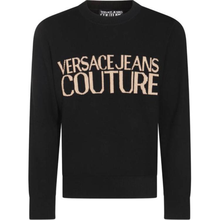 Джемпер с логотипом жаккард VERSACE JEANS COUTURE, черный
Джемпер с логотипом жаккард VERSACE JEANS COUTURE, черный