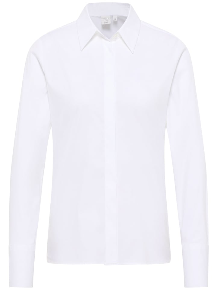 Приталенная блузка белого цвета Eterna
Приталенная блузка белого цвета Eterna