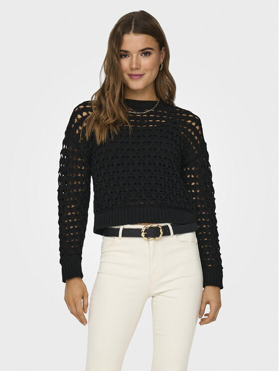 Свитер обычного кроя Only, черный
Свитер обычного кроя Only, черный