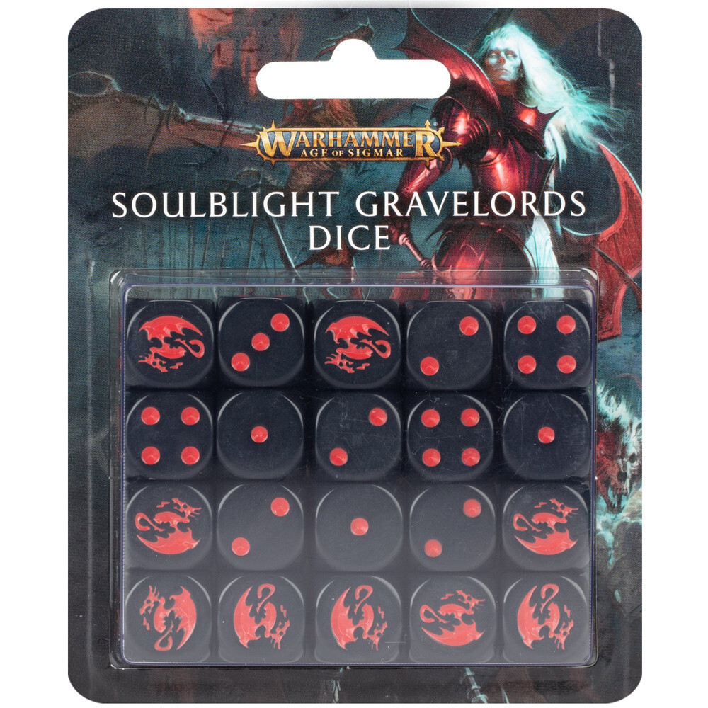 Миниатюра Games Workshop Warhammer Age of Sigmar: Soulblight Gravelords Dice (20)
Миниатюра Games Workshop Warhammer Age of Sigmar: Soulblight Gravelords Dice (20)