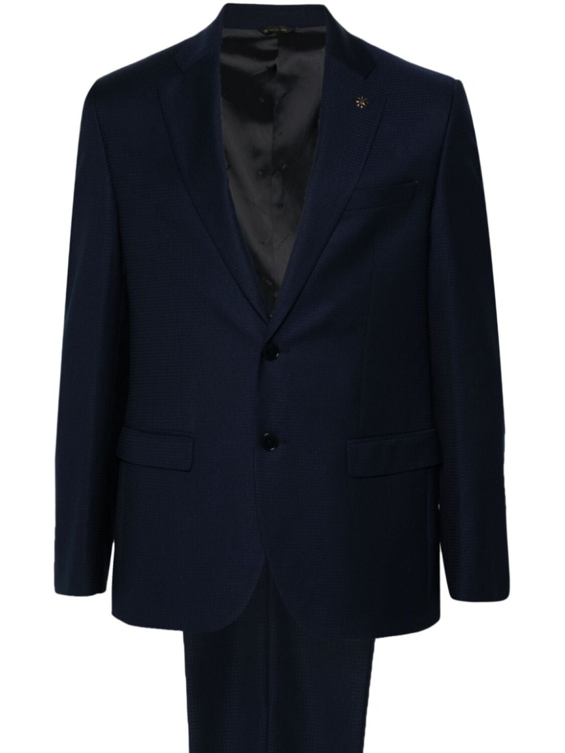 Manuel Ritz костюм с жаккардовым узором, синий 
Manuel Ritz костюм с жаккардовым узором, синий