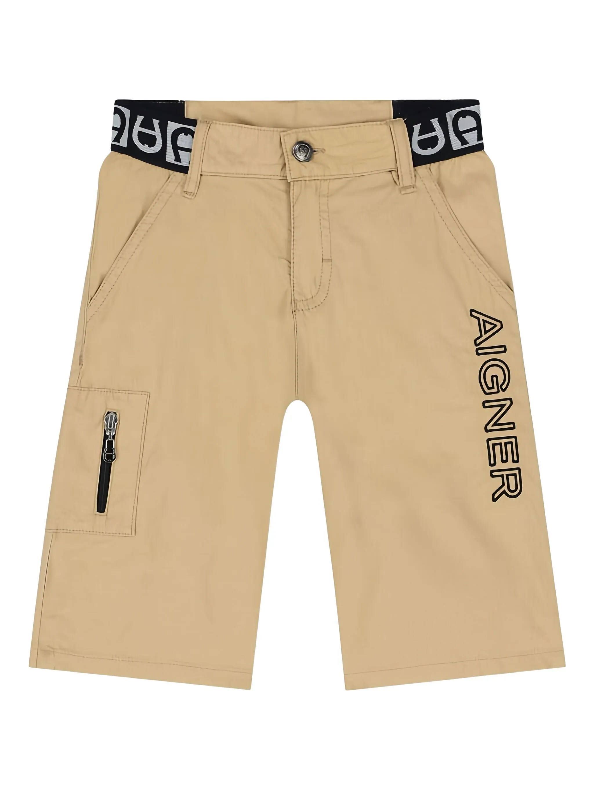 Шорты с карманами и логотипом Aigner Kids, бежевый
Шорты с карманами и логотипом Aigner Kids, бежевый