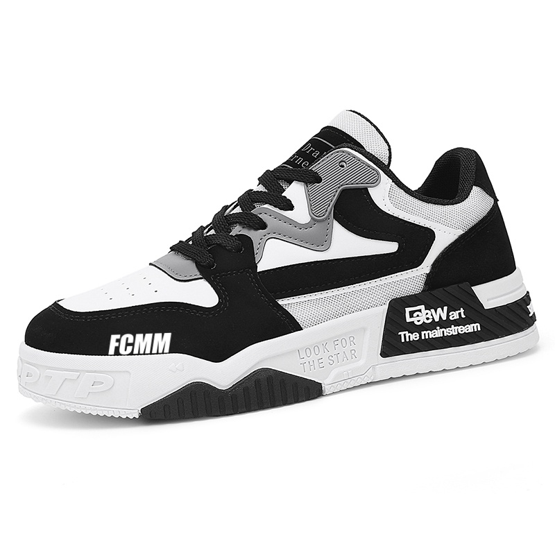 Дышащие повседневные детские кроссовки для подростков FCMM, черный 
Дышащие повседневные детские кроссовки для подростков FCMM, черный