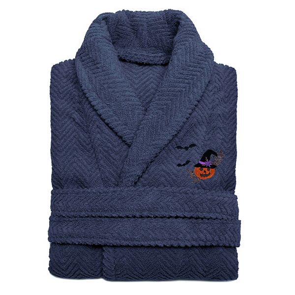 Взрослый халат из 100% турецкого хлопка с узором "елочка" и вышивкой Pumpkin Head Linum Home Textiles, Navy
Взрослый халат из 100% турецкого хлопка с узором "елочка" и вышивкой Pumpkin Head Linum Home Textiles, Navy