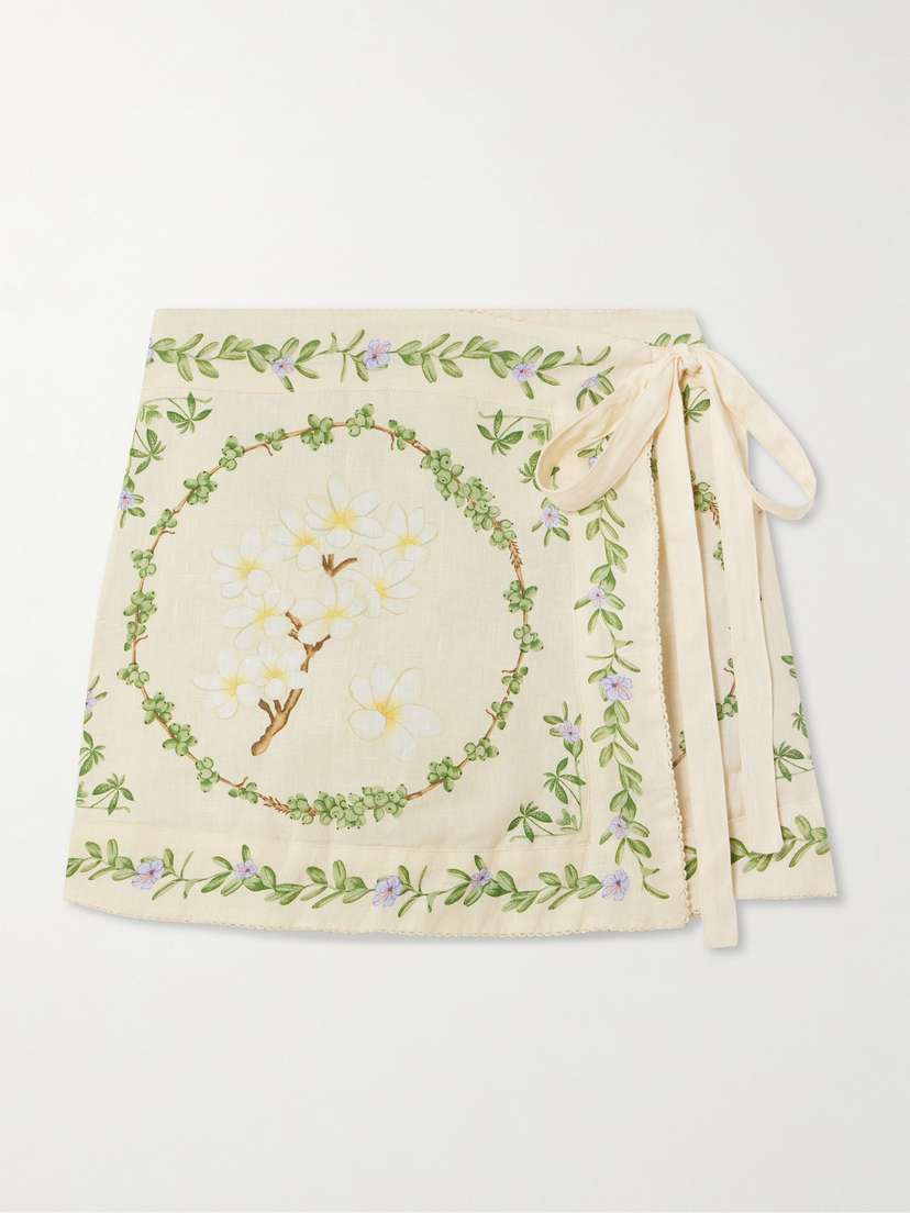 Мини-Юбка-Халат Luna с цветочным принтом Wild Agua By Agua Bendita, бежевый
Мини-Юбка-Халат Luna с цветочным принтом Wild Agua By Agua Bendita, бежевый