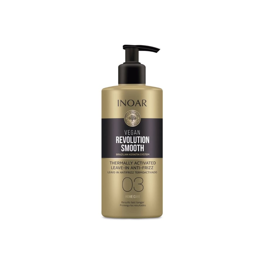 INOAR Vegan Revolution Smooth Thermo Activated Leave-In, увлажняющий и разглаживающий термальный кондиционер, 350 мл
INOAR Vegan Revolution Smooth Thermo Activated Leave-In, увлажняющий и разглаживающий термальный кондиционер, 350 мл