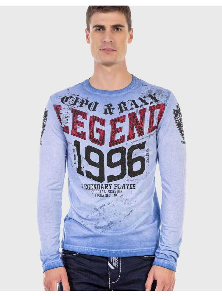 Функциональный лонгслив Cipo & Baxx, синий
Функциональный лонгслив Cipo & Baxx, синий