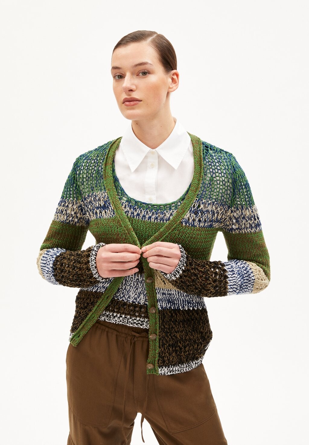 Кардиган AURORAA ARMEDANGELS, коричневый 
Кардиган AURORAA ARMEDANGELS, коричневый