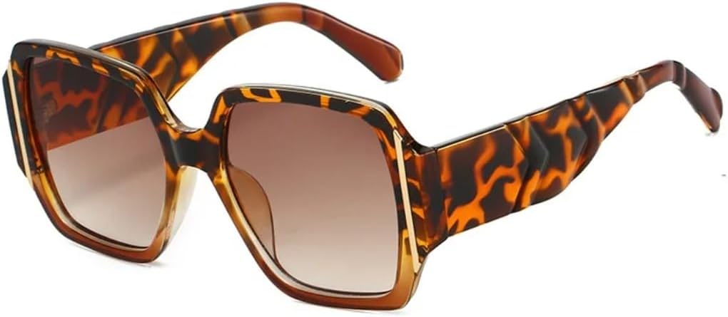 Солнцезащитные очки для мужчин и женщин - защита UV400 - градиентные линзы с леопардовым принтом, большая оправа, для занятий спортом на открытом воздухе и вождения DSVIGF, Leopard Brown
Солнцезащитные очки для мужчин и женщин - защита UV400 - градиентные линзы с леопардовым принтом, большая оправа, для занятий спортом на открытом воздухе и вождения DSVIGF, Leopard Brown