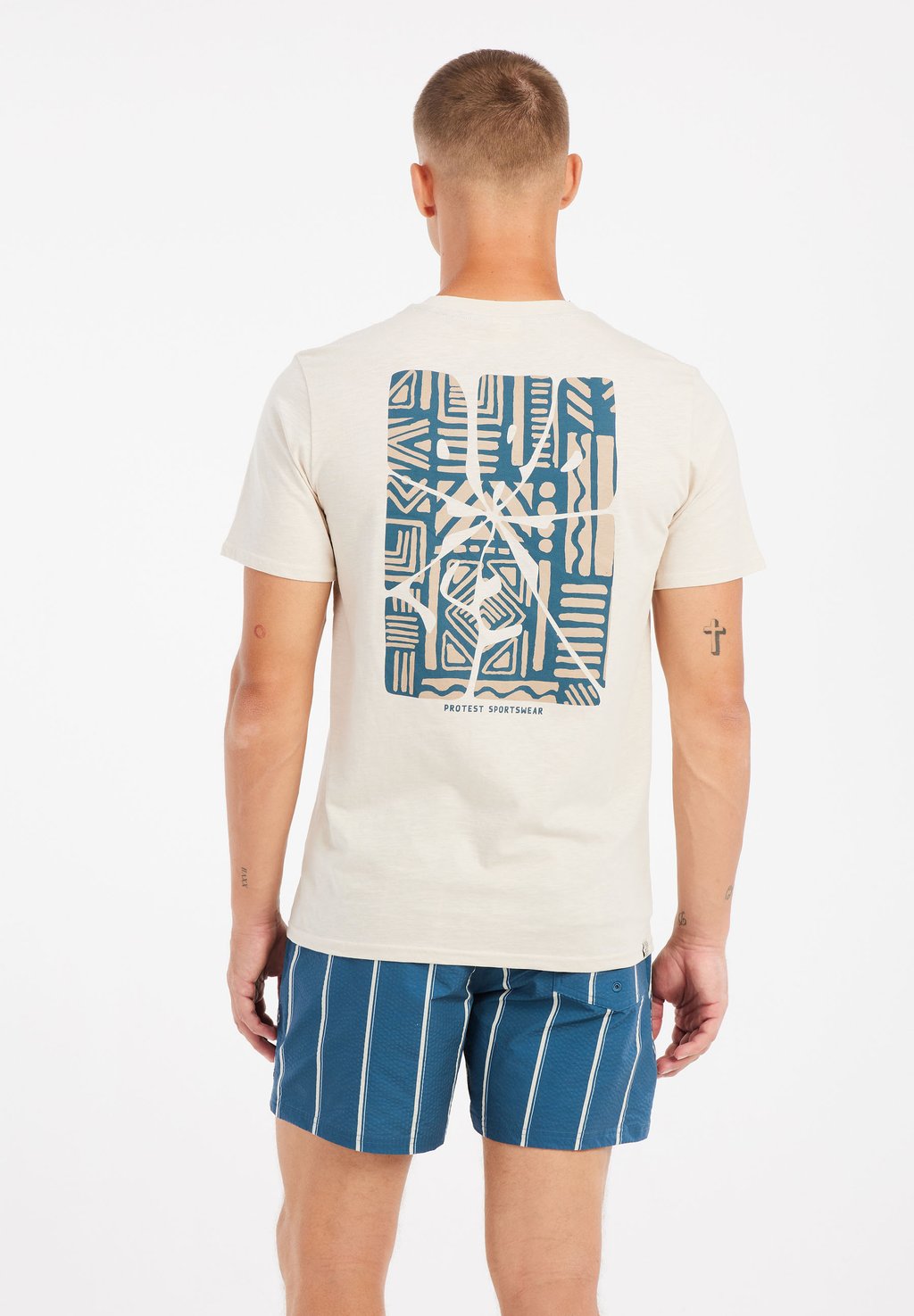 Футболка с принтом Protest, кремовый
Футболка с принтом Protest, кремовый