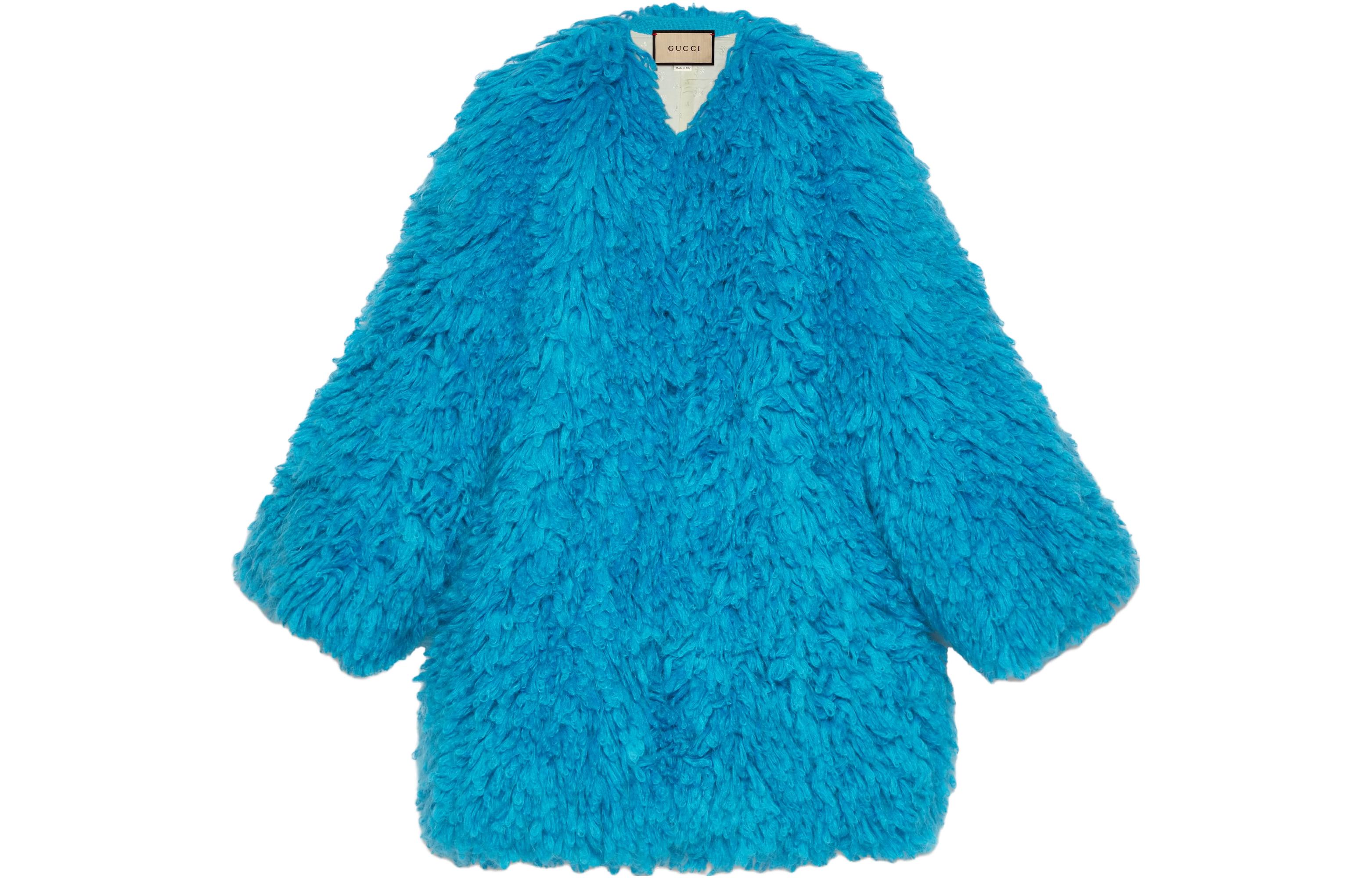 GUCCI Бирюзовое женское пальто, Blue Green
GUCCI Бирюзовое женское пальто, Blue Green