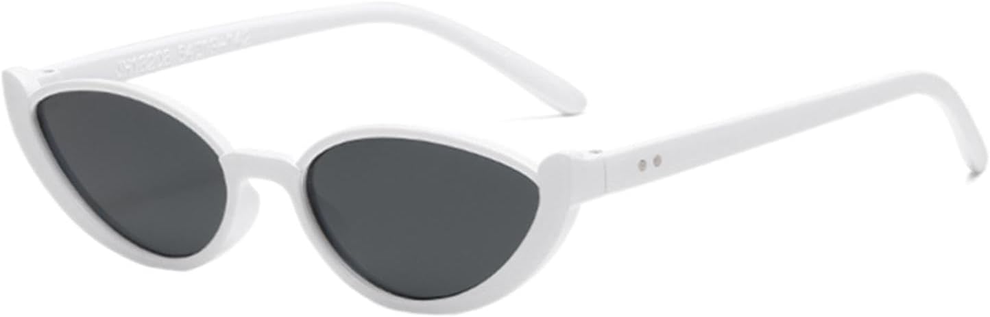 Солнцезащитные очки с защитой UV400 | «Кошачий глаз», маленькая оправа, линзы конфетных цветов | для женщин и мужчин, для занятий спортом на открытом воздухе и вождения DSVIGF, Solid White Gray
Солнцезащитные очки с защитой UV400 | «Кошачий глаз», маленькая оправа, линзы конфетных цветов | для женщин и мужчин, для занятий спортом на открытом воздухе и вождения DSVIGF, Solid White Gray
