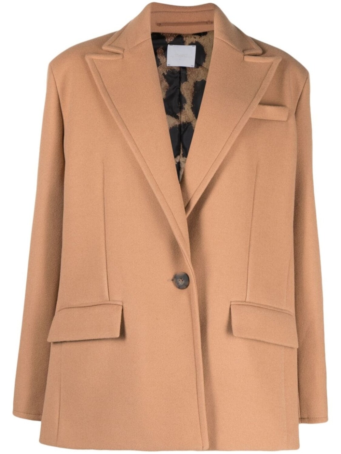 Merci однобортное фетровое пальто, коричневый
Merci однобортное фетровое пальто, коричневый