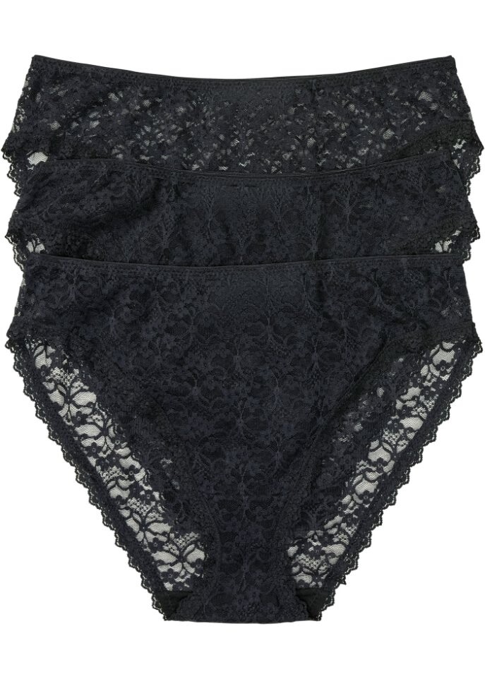 Высокие трусы-макси (3 шт) из переработанного кружева Bpc Bonprix Collection, черный
Высокие трусы-макси (3 шт) из переработанного кружева Bpc Bonprix Collection, черный