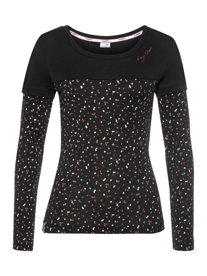 Рубашка с длинным рукавом Kangaroos, черный
Рубашка с длинным рукавом Kangaroos, черный