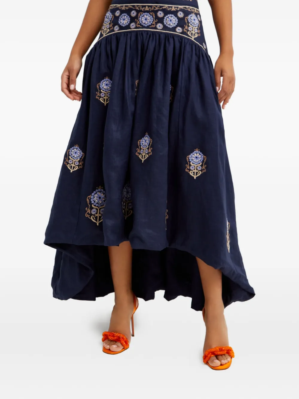 Асимметричная миди-юбка Curua Mosaico с вышивкой Agua By Agua Bendita, синий
Асимметричная миди-юбка Curua Mosaico с вышивкой Agua By Agua Bendita, синий