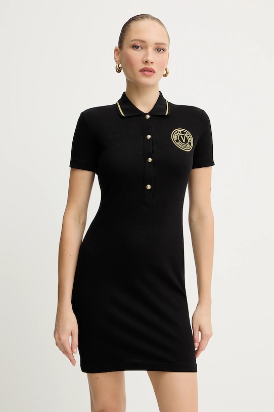 Хлопковое платье Versace Jeans Couture, черный
Хлопковое платье Versace Jeans Couture, черный