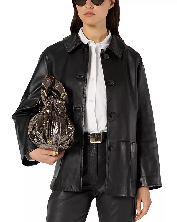 Кожаная куртка Neva Gerard Darel, черный
Кожаная куртка Neva Gerard Darel, черный
