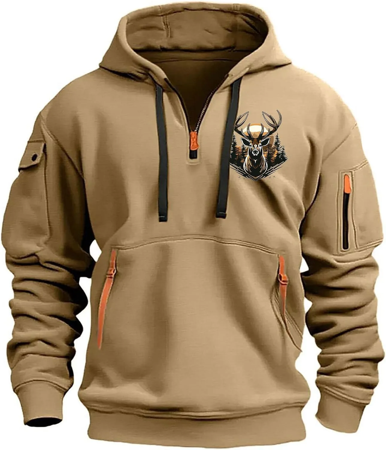 Мужской флисовый худи с длинным рукавом и мягкими карманами Cheyubny
Мужской флисовый худи с длинным рукавом и мягкими карманами Cheyubny