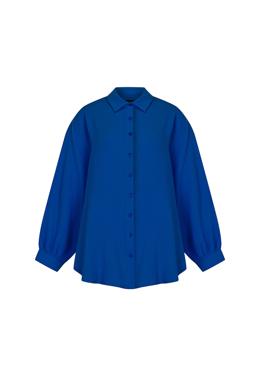 Блузка прямого кроя FRESHLIONS Honari, синий
Блузка прямого кроя FRESHLIONS Honari, синий