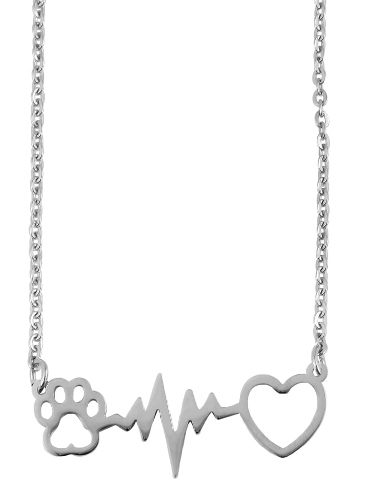 Adeliás Женское колье - сердечко из нержавеющей стали 43+5 в серебряном исполнении
Adeliás Женское колье - сердечко из нержавеющей стали 43+5 в серебряном исполнении