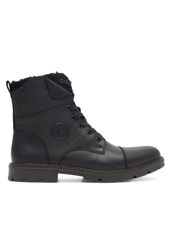 Туфли на шнуровке Rieker, черный 
Туфли на шнуровке Rieker, черный