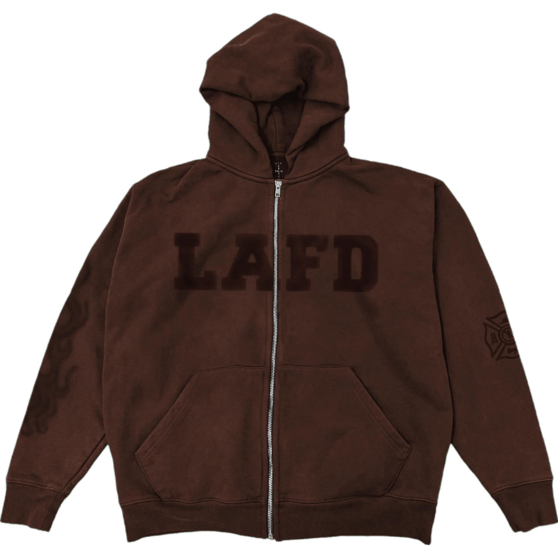 Лафд худи на молнии Travis Scott, коричневый
Лафд худи на молнии Travis Scott, коричневый