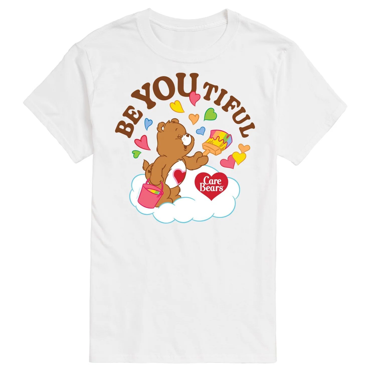 Футболка с рисунком Big & Tall Care Bears Be You Tiful Licensed Character, белый
Футболка с рисунком Big & Tall Care Bears Be You Tiful Licensed Character, белый