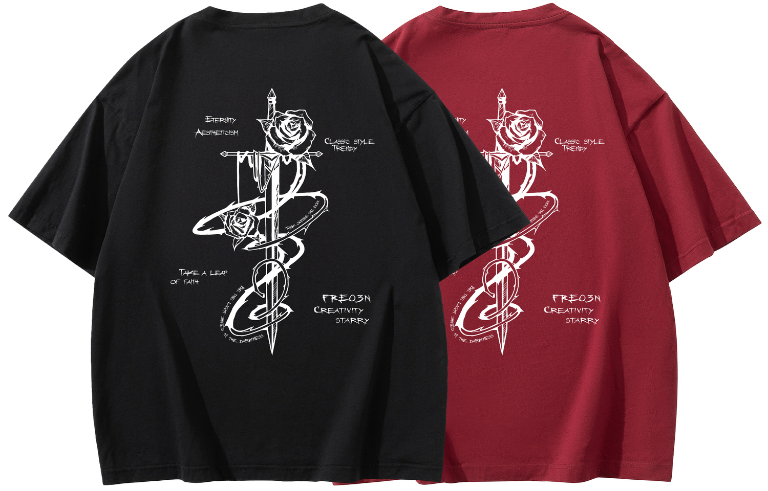 Футболка унисекс FREO3N, Black+Burgundy
Футболка унисекс FREO3N, Black+Burgundy