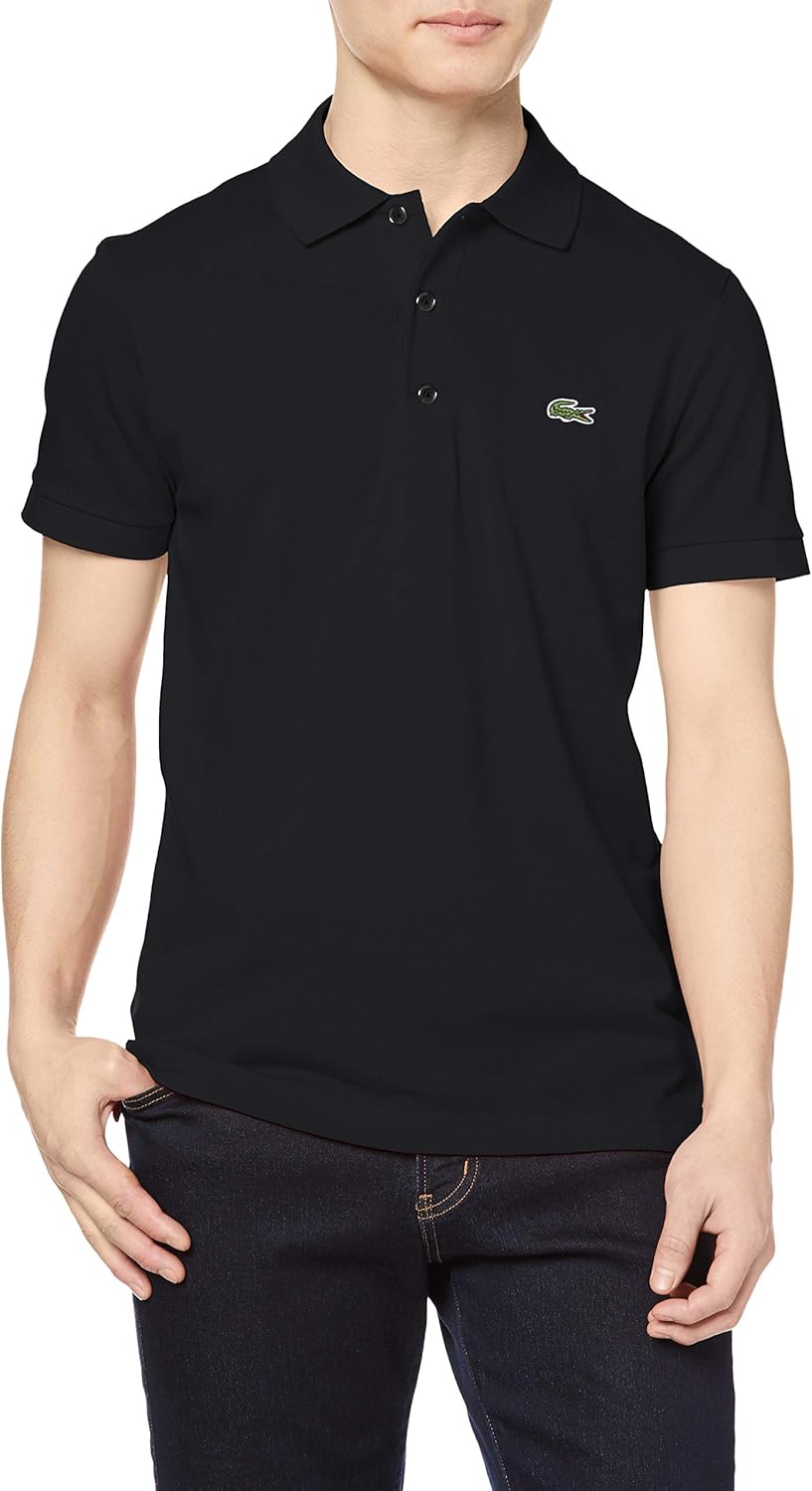 Официальная мужская поло-рубашка LACOSTE приталенного кроя, однотонная (с коротким рукавом), черный
Официальная мужская поло-рубашка LACOSTE приталенного кроя, однотонная (с коротким рукавом), черный