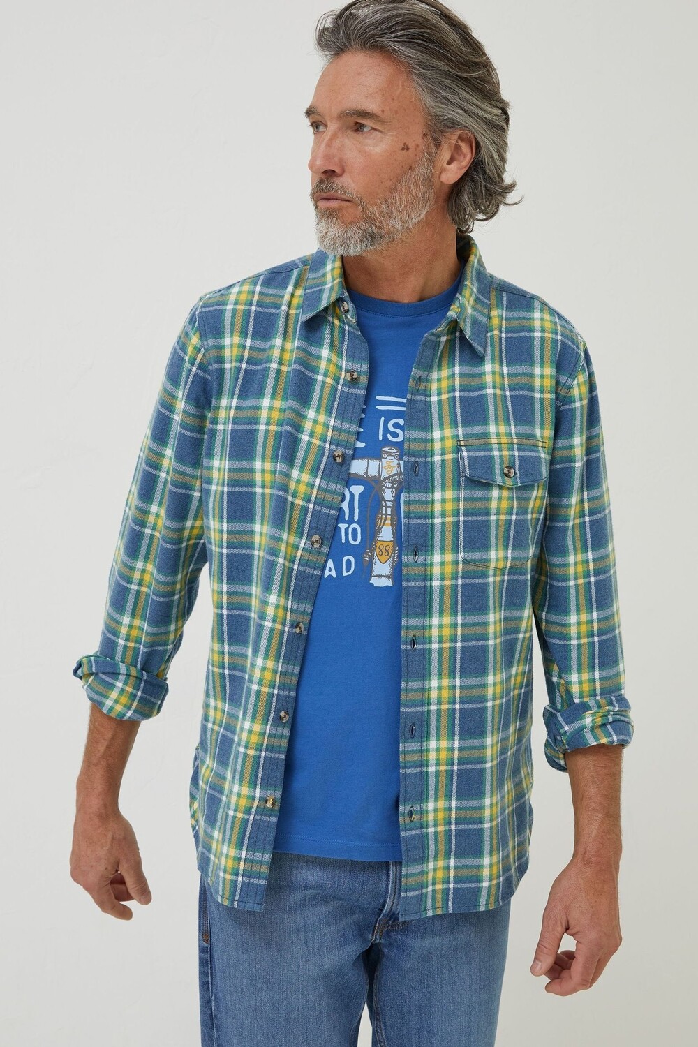 Клетчатая рубашка FatFace Fat Face, синий
Клетчатая рубашка FatFace Fat Face, синий