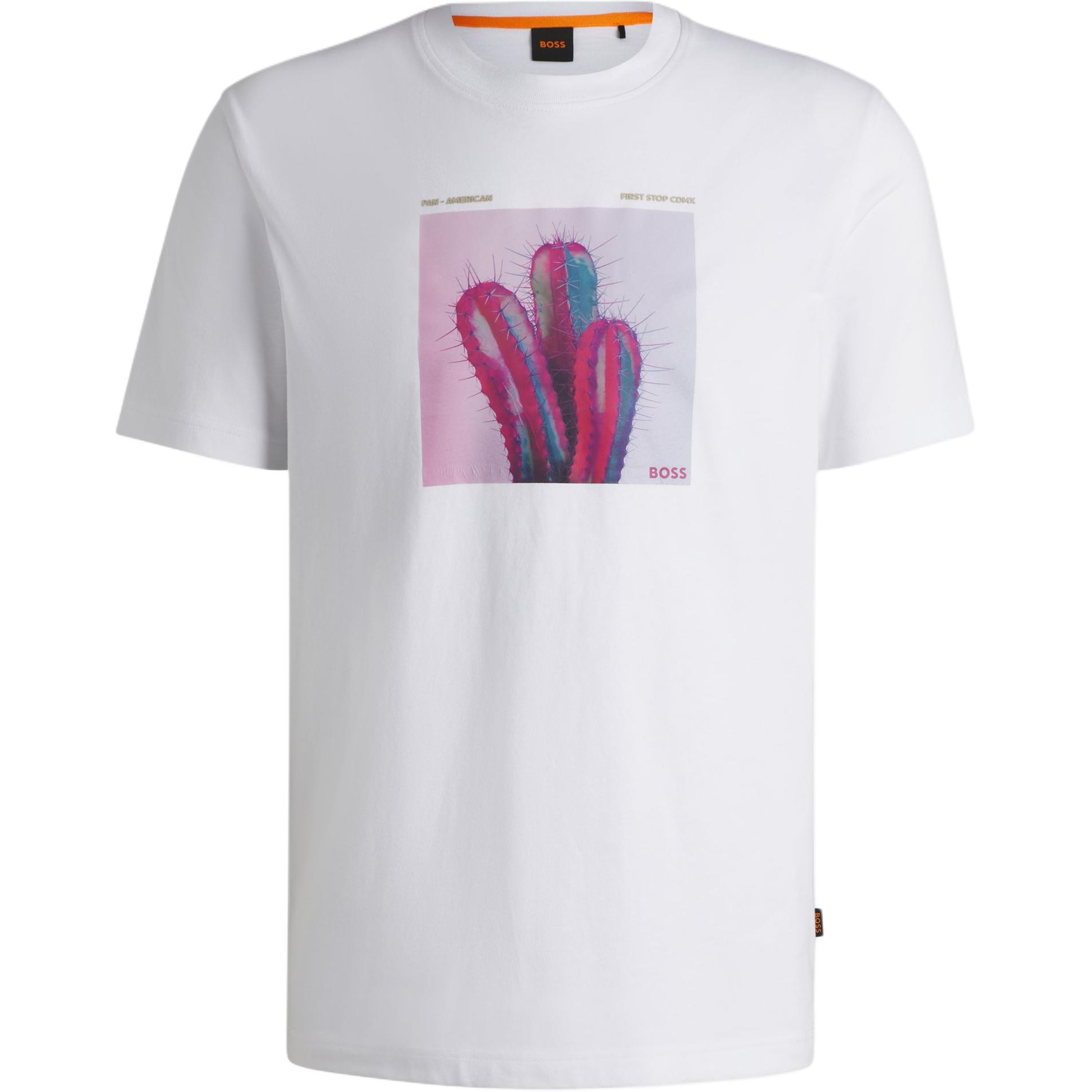 Футболка Cotton с принтом Boss Road Trip HUGO BOSS, белый
Футболка Cotton с принтом Boss Road Trip HUGO BOSS, белый