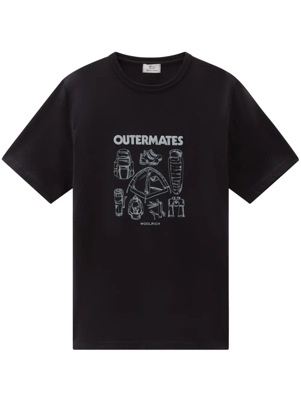 Футболка из органического хлопка с логотипом Woolrich, черный
Футболка из органического хлопка с логотипом Woolrich, черный